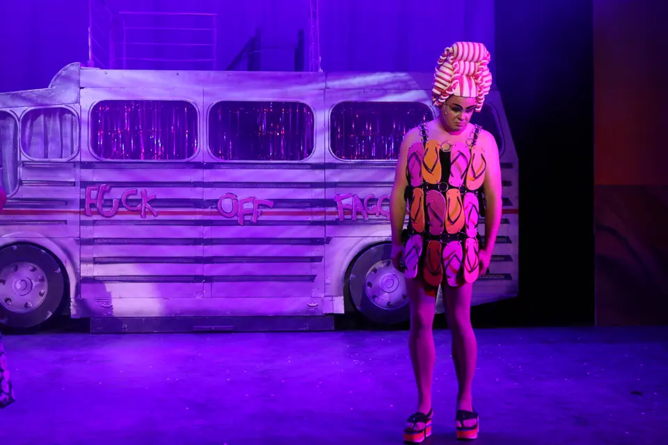 Willenhall Musical Theatre Company's 2022 production of Priscilla Queen of the Desert at Dormston Mill Theatre, Sedgley. Photograph 90 of 246.