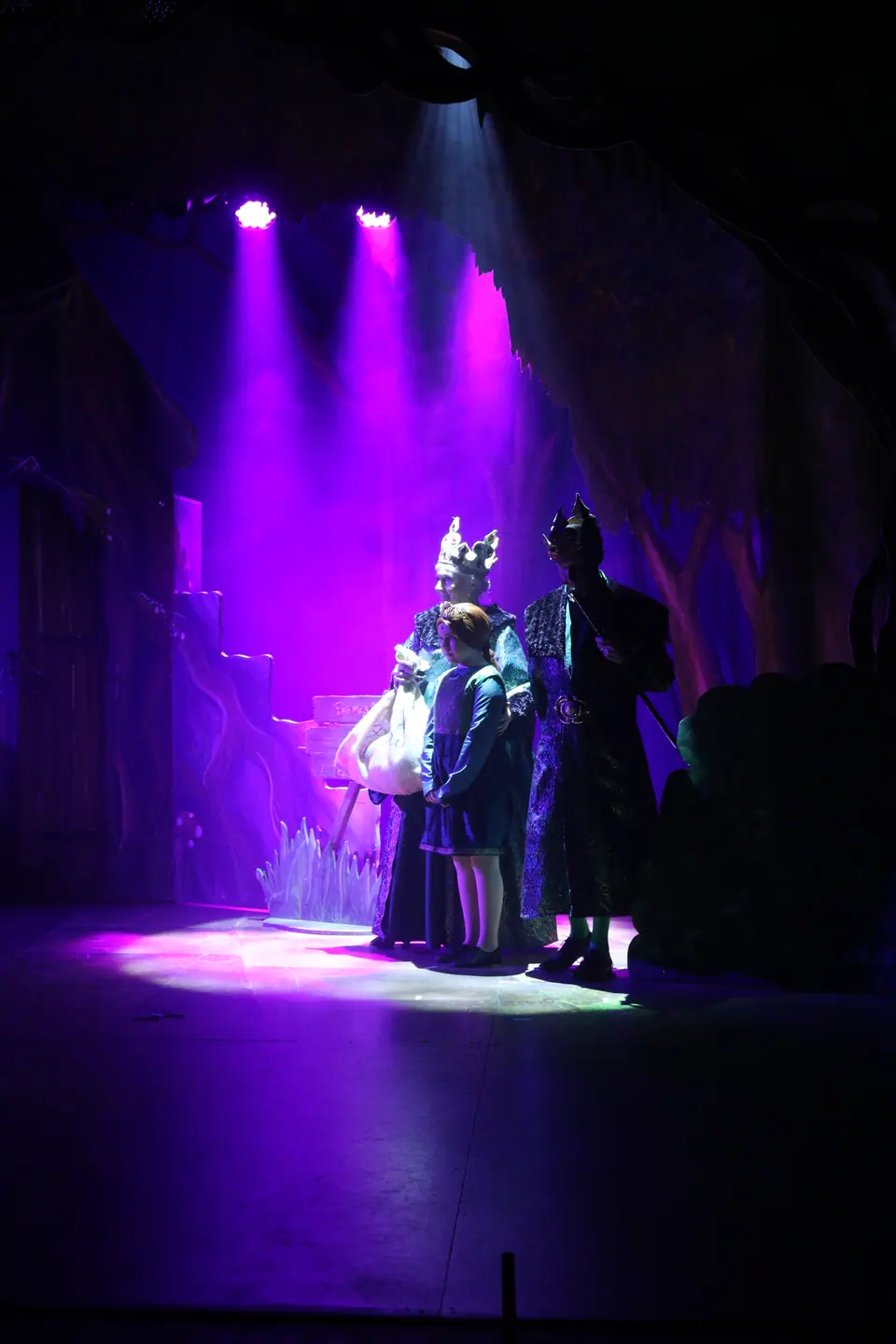 Willenhall Musical Theatre Company's 2023 production of Shrek the Musical at Dormston Mill Theatre, Sedgley. Photograph 9 of 165.