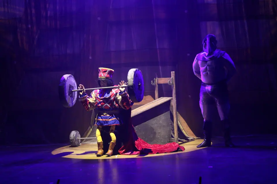Willenhall Musical Theatre Company's 2023 production of Shrek the Musical at Dormston Mill Theatre, Sedgley. Photograph 100 of 165.