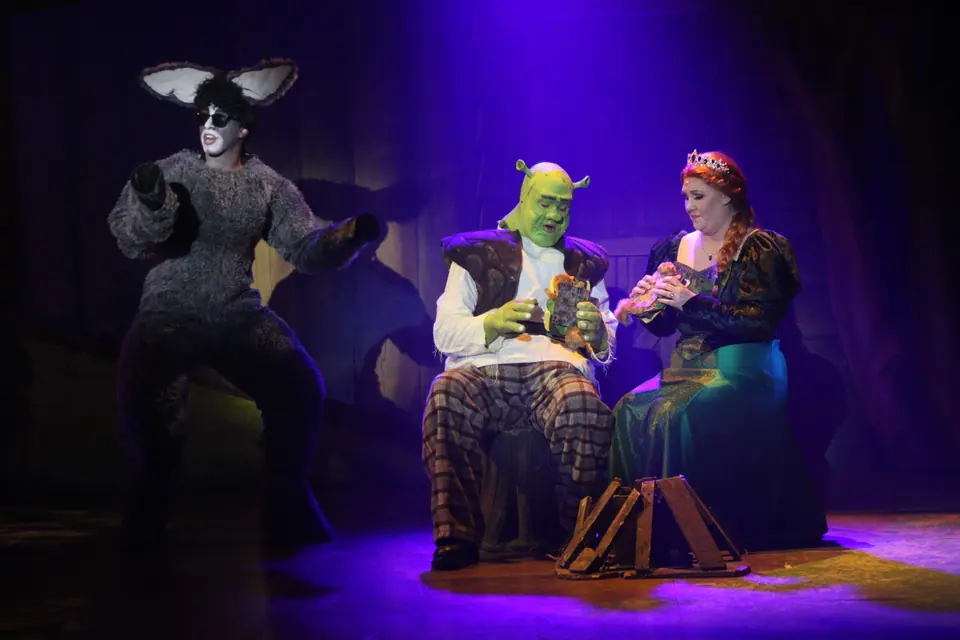 Willenhall Musical Theatre Company's 2023 production of Shrek the Musical at Dormston Mill Theatre, Sedgley. Photograph 110 of 165.
