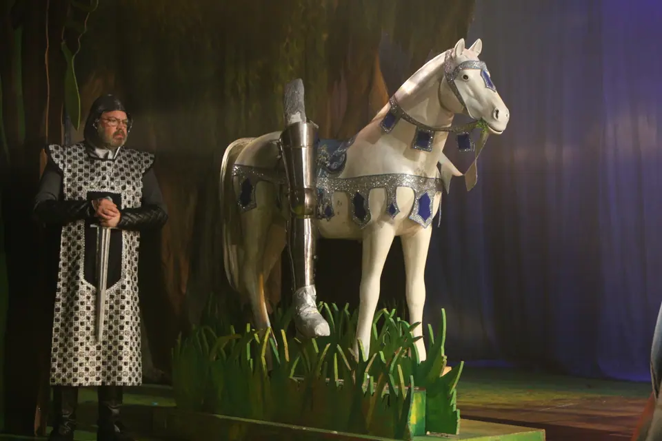 Willenhall Musical Theatre Company's 2023 production of Shrek the Musical at Dormston Mill Theatre, Sedgley. Photograph 117 of 165.