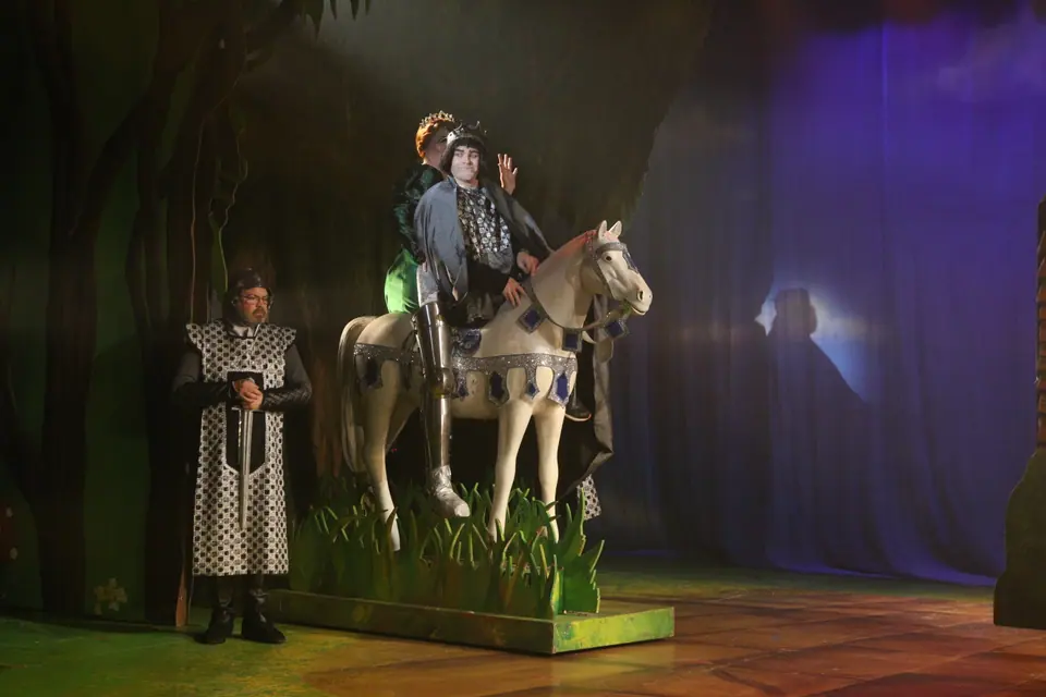 Willenhall Musical Theatre Company's 2023 production of Shrek the Musical at Dormston Mill Theatre, Sedgley. Photograph 119 of 165.