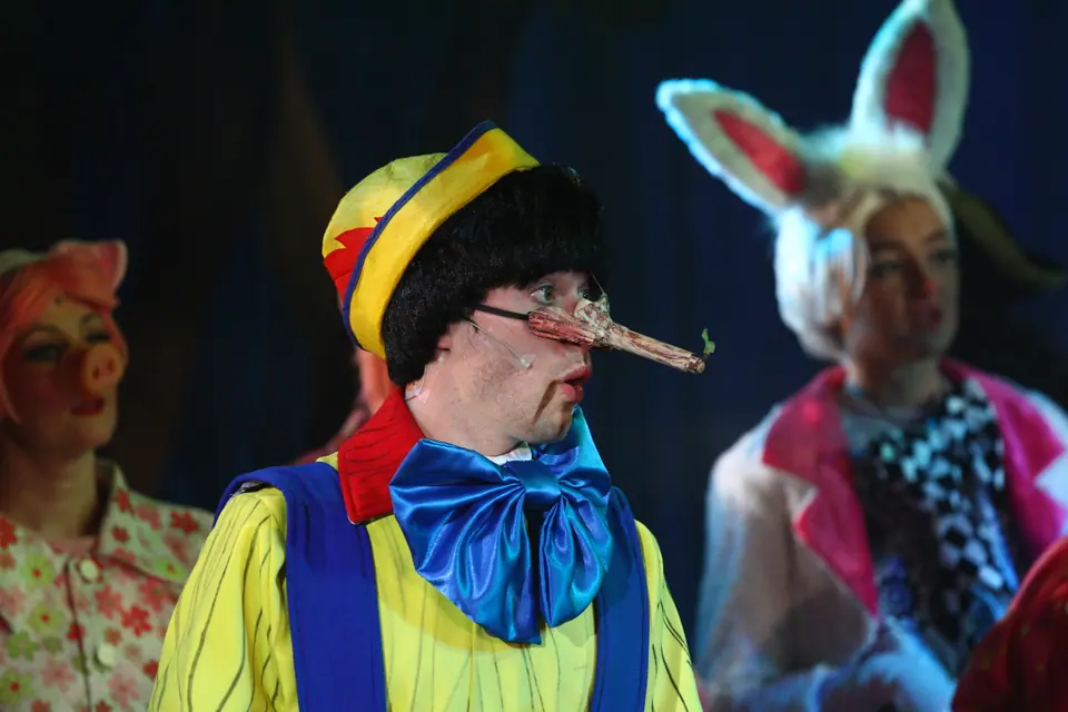 Willenhall Musical Theatre Company's 2023 production of Shrek the Musical at Dormston Mill Theatre, Sedgley. Photograph 123 of 165.