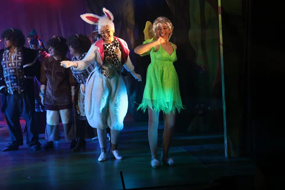 Willenhall Musical Theatre Company's 2023 production of Shrek the Musical at Dormston Mill Theatre, Sedgley. Photograph 127 of 165.