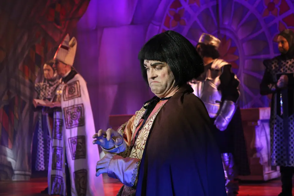Willenhall Musical Theatre Company's 2023 production of Shrek the Musical at Dormston Mill Theatre, Sedgley. Photograph 142 of 165.