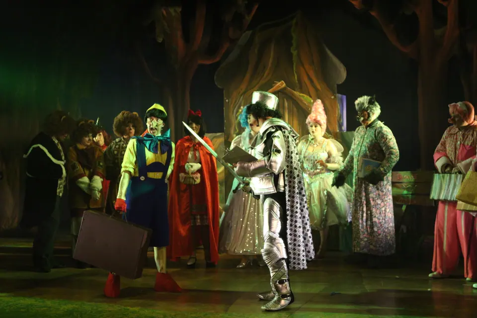 Willenhall Musical Theatre Company's 2023 production of Shrek the Musical at Dormston Mill Theatre, Sedgley. Photograph 15 of 165.