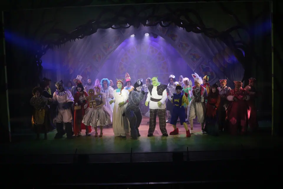 Willenhall Musical Theatre Company's 2023 production of Shrek the Musical at Dormston Mill Theatre, Sedgley. Photograph 156 of 165.