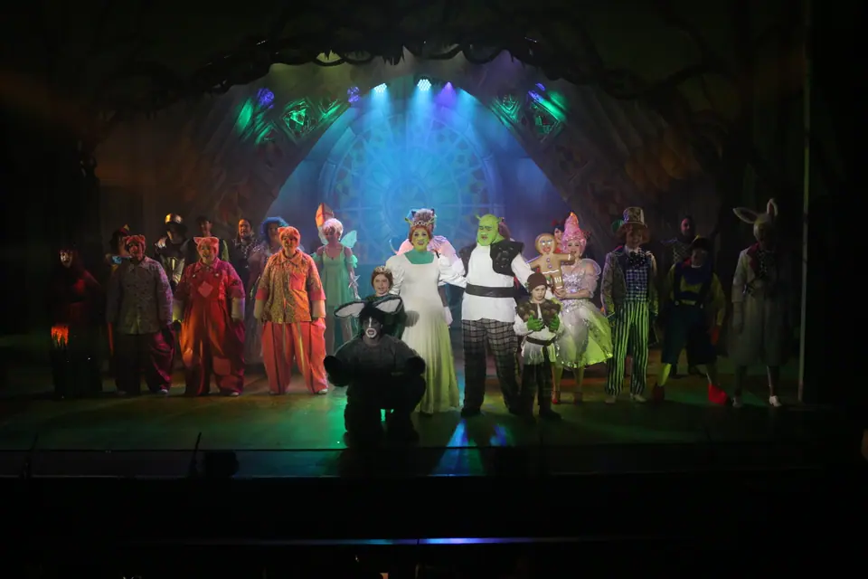 Willenhall Musical Theatre Company's 2023 production of Shrek the Musical at Dormston Mill Theatre, Sedgley. Photograph 158 of 165.