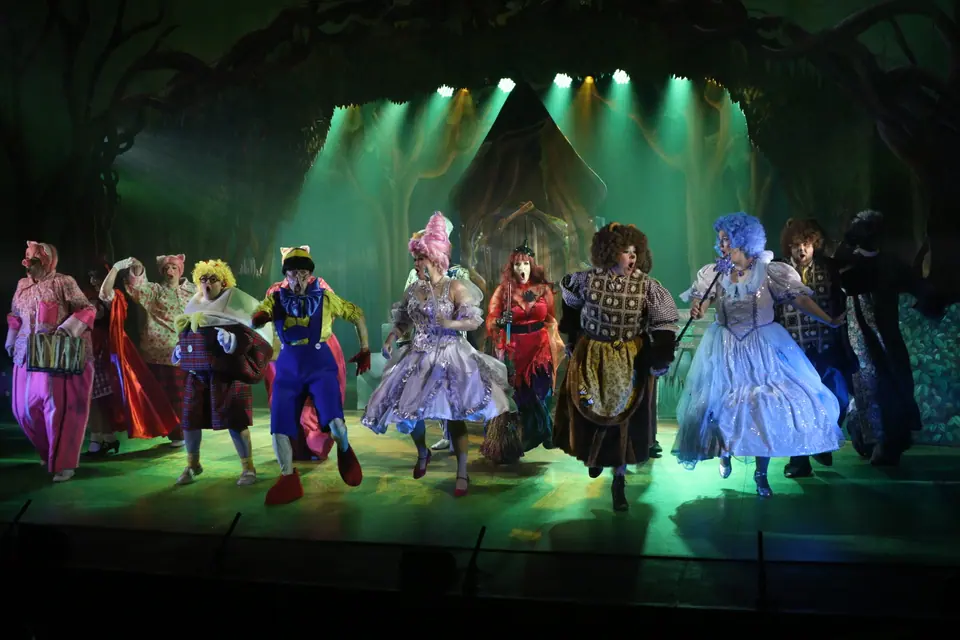Willenhall Musical Theatre Company's 2023 production of Shrek the Musical at Dormston Mill Theatre, Sedgley. Photograph 25 of 165.