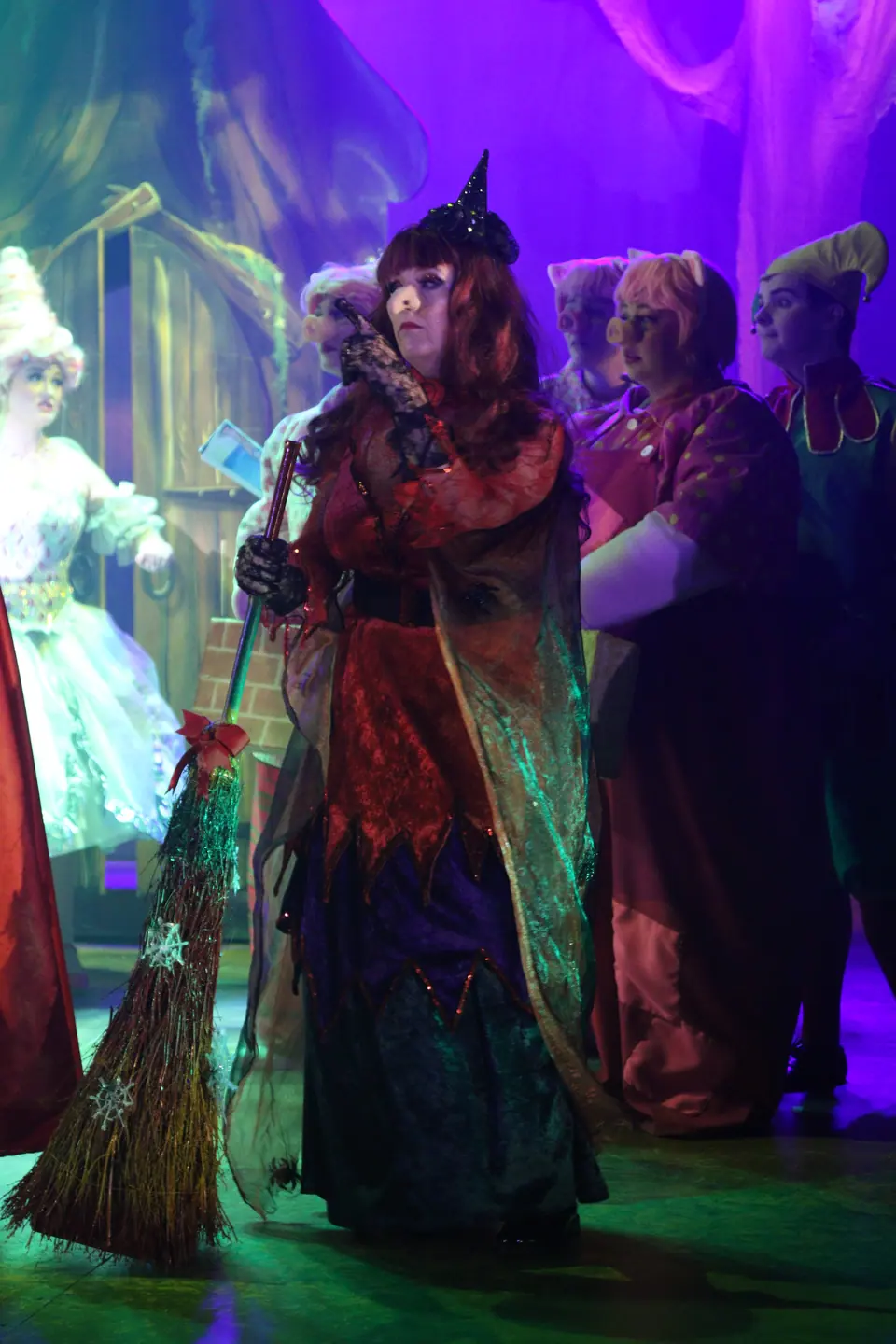 Willenhall Musical Theatre Company's 2023 production of Shrek the Musical at Dormston Mill Theatre, Sedgley. Photograph 27 of 165.