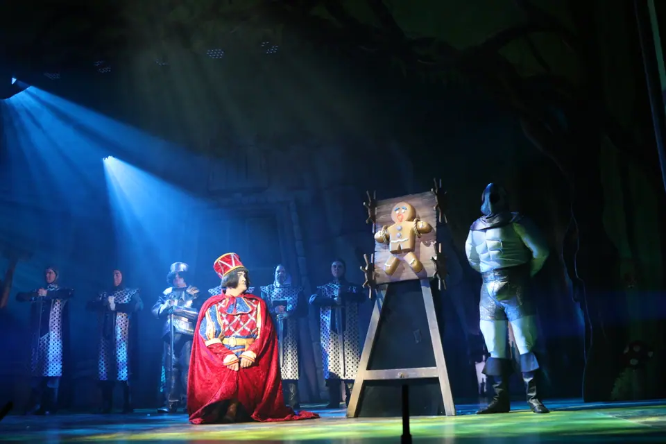 Willenhall Musical Theatre Company's 2023 production of Shrek the Musical at Dormston Mill Theatre, Sedgley. Photograph 41 of 165.
