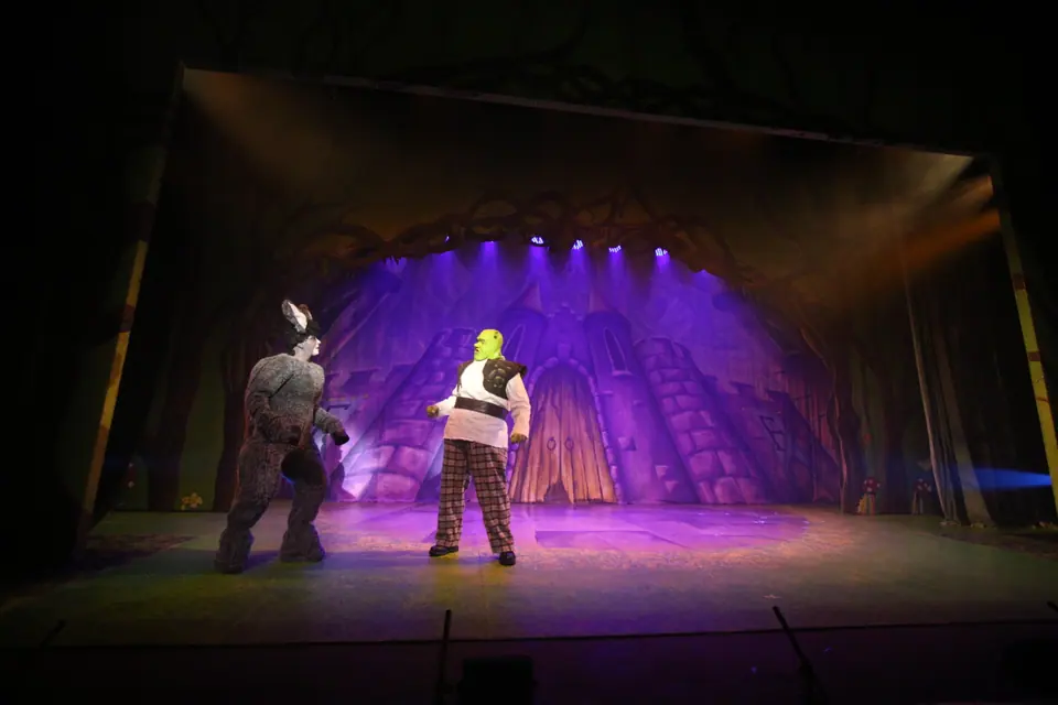 Willenhall Musical Theatre Company's 2023 production of Shrek the Musical at Dormston Mill Theatre, Sedgley. Photograph 42 of 165.