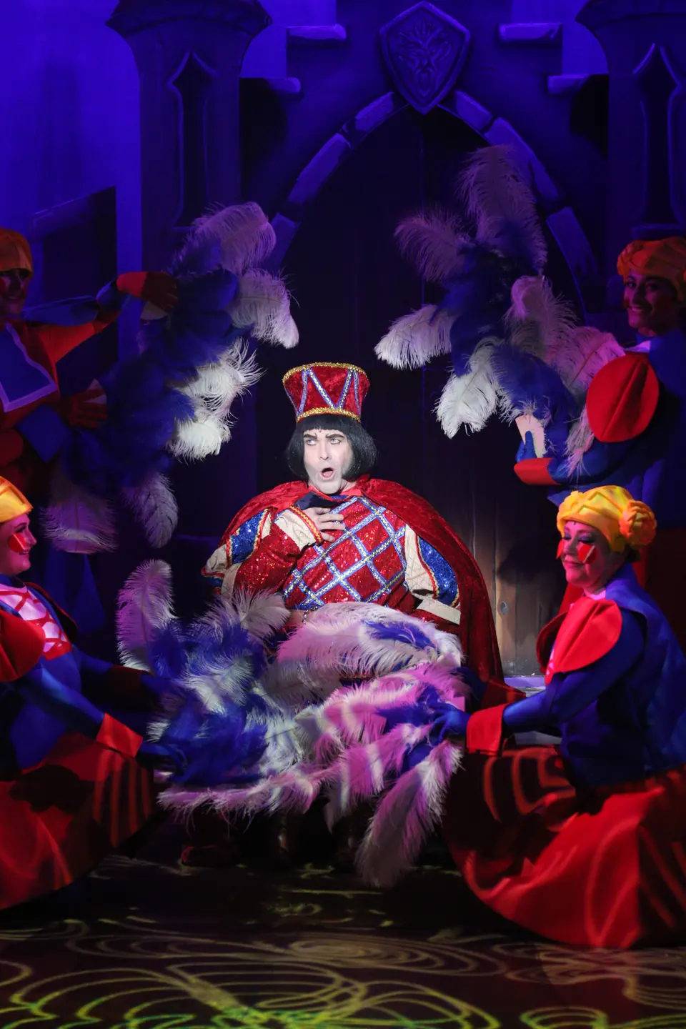 Willenhall Musical Theatre Company's 2023 production of Shrek the Musical at Dormston Mill Theatre, Sedgley. Photograph 47 of 165.