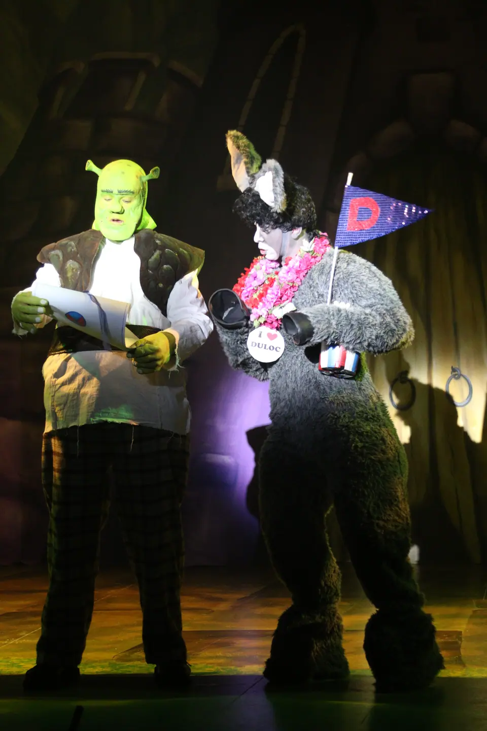 Willenhall Musical Theatre Company's 2023 production of Shrek the Musical at Dormston Mill Theatre, Sedgley. Photograph 51 of 165.