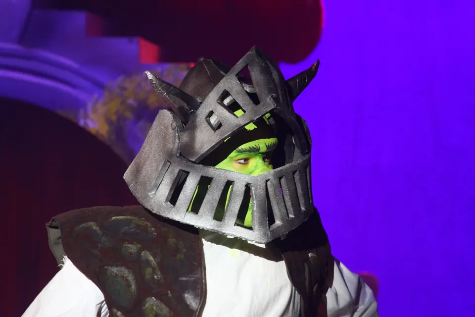 Willenhall Musical Theatre Company's 2023 production of Shrek the Musical at Dormston Mill Theatre, Sedgley. Photograph 78 of 165.