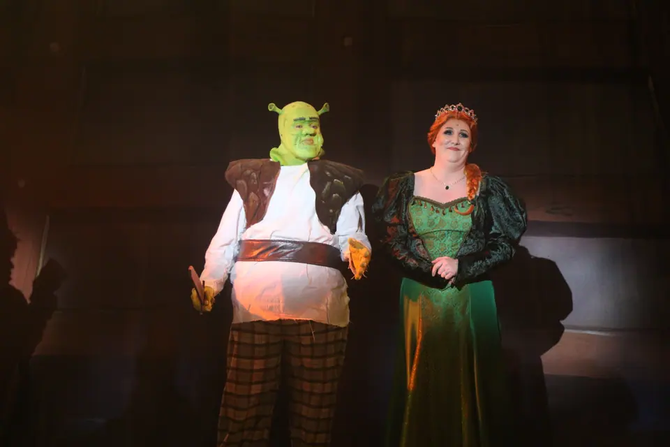 Willenhall Musical Theatre Company's 2023 production of Shrek the Musical at Dormston Mill Theatre, Sedgley. Photograph 81 of 165.