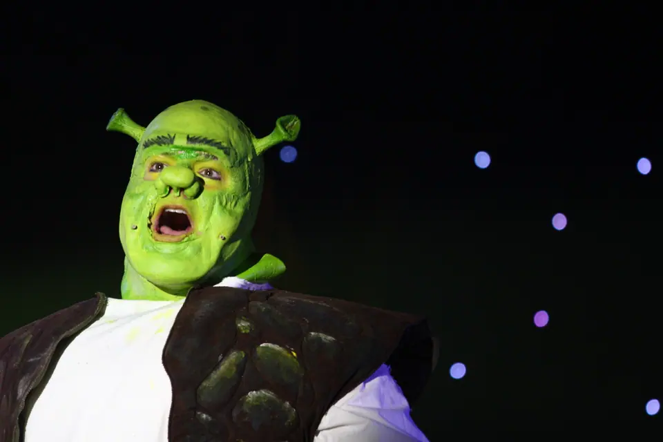 Willenhall Musical Theatre Company's 2023 production of Shrek the Musical at Dormston Mill Theatre, Sedgley. Photograph 83 of 165.