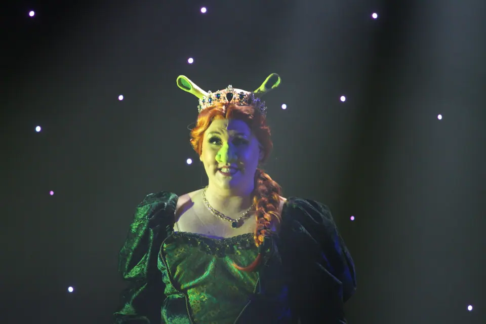Willenhall Musical Theatre Company's 2023 production of Shrek the Musical at Dormston Mill Theatre, Sedgley. Photograph 84 of 165.