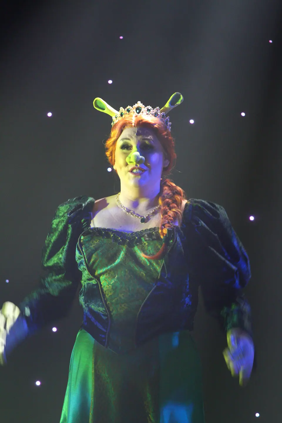 Willenhall Musical Theatre Company's 2023 production of Shrek the Musical at Dormston Mill Theatre, Sedgley. Photograph 86 of 165.