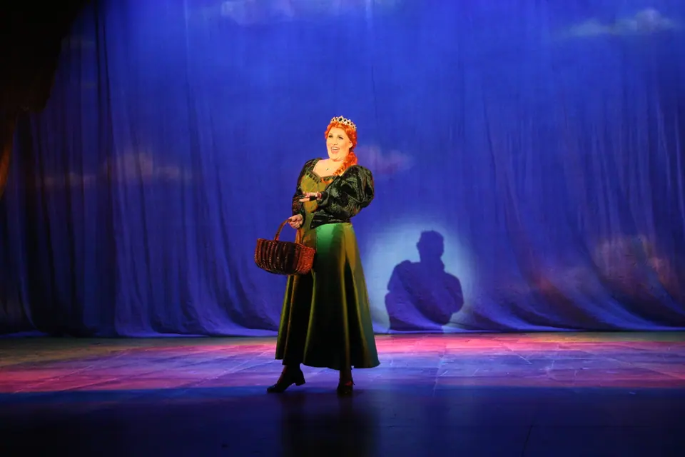 Willenhall Musical Theatre Company's 2023 production of Shrek the Musical at Dormston Mill Theatre, Sedgley. Photograph 89 of 165.