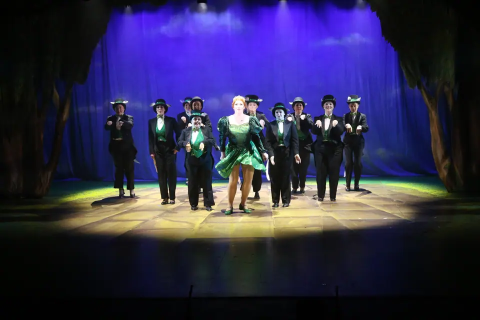 Willenhall Musical Theatre Company's 2023 production of Shrek the Musical at Dormston Mill Theatre, Sedgley. Photograph 96 of 165.