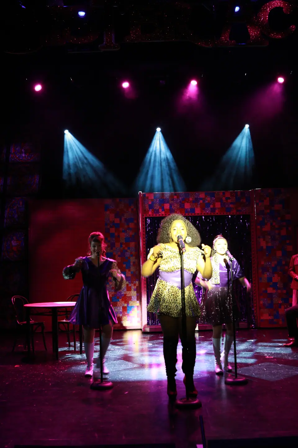 Willenhall Musical Theatre Company's 2019 production of Sister Act at Dormston Mill Theatre, Sedgley. Photograph 2 of 234.