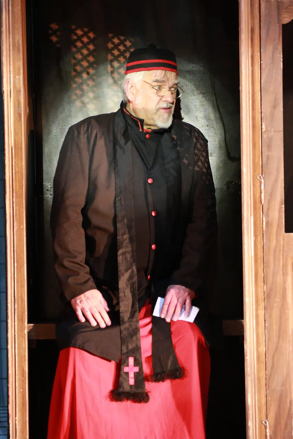 Willenhall Musical Theatre Company's 2019 production of Sister Act at Dormston Mill Theatre, Sedgley. Photograph 100 of 234.