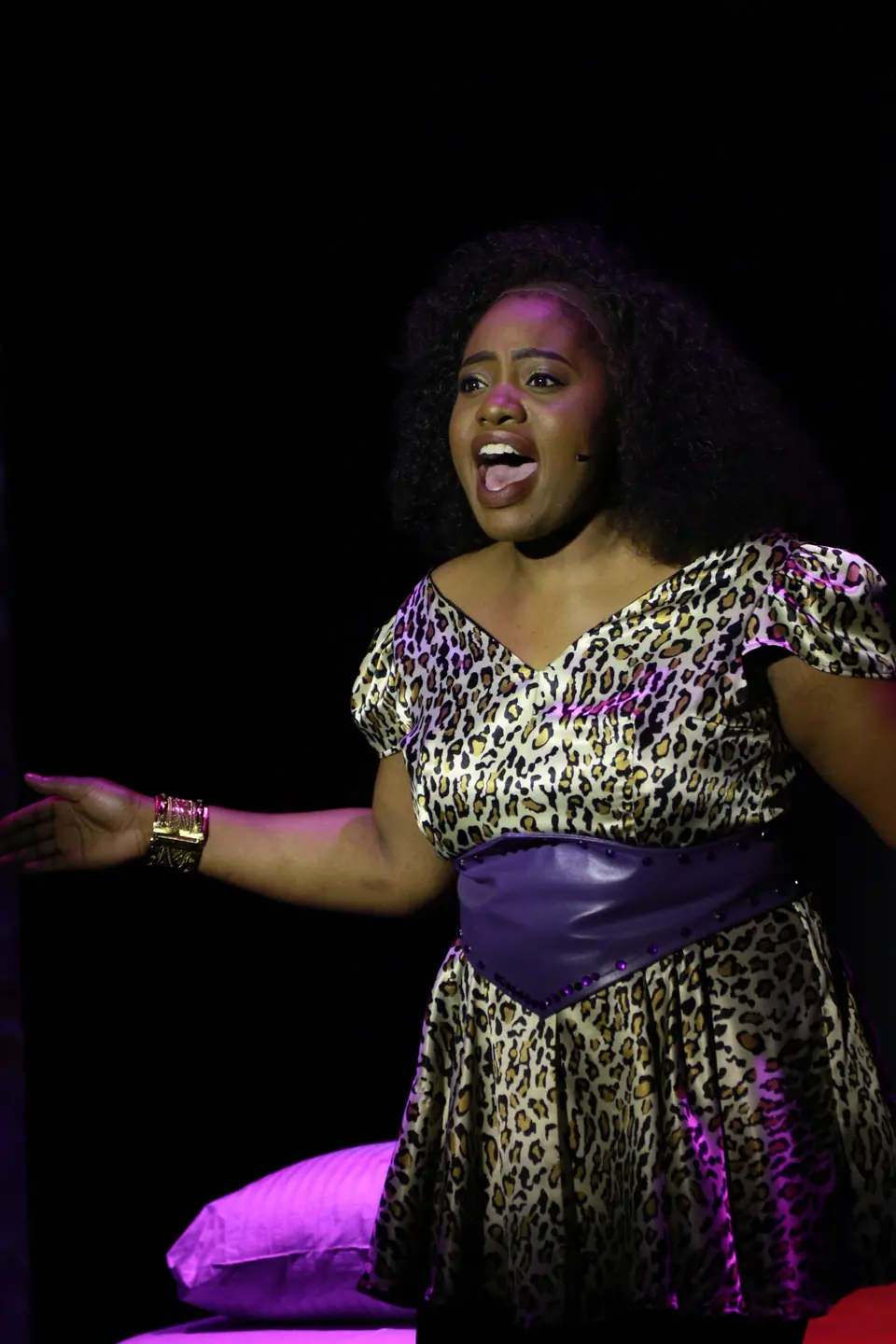 Willenhall Musical Theatre Company's 2019 production of Sister Act at Dormston Mill Theatre, Sedgley. Photograph 176 of 234.