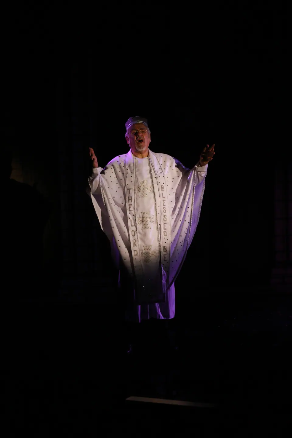 Willenhall Musical Theatre Company's 2019 production of Sister Act at Dormston Mill Theatre, Sedgley. Photograph 228 of 234.