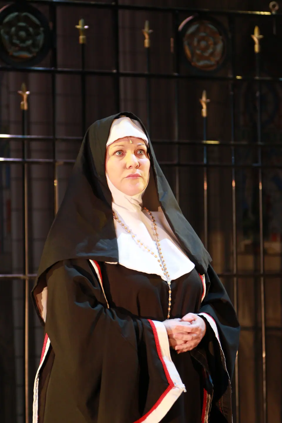 Willenhall Musical Theatre Company's 2019 production of Sister Act at Dormston Mill Theatre, Sedgley. Photograph 25 of 234.