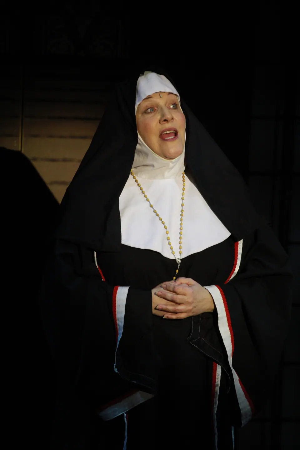 Willenhall Musical Theatre Company's 2019 production of Sister Act at Dormston Mill Theatre, Sedgley. Photograph 28 of 234.