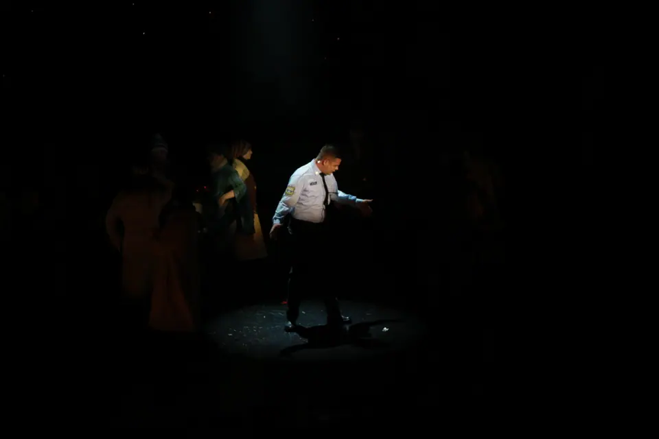 Willenhall Musical Theatre Company's 2019 production of Sister Act at Dormston Mill Theatre, Sedgley. Photograph 63 of 234.