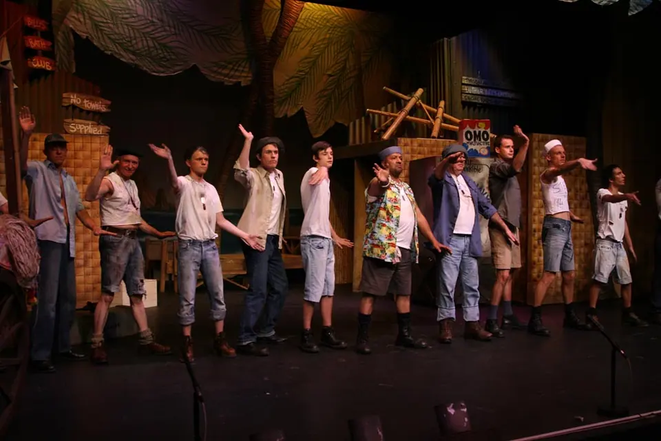 Willenhall Musical Theatre Company's 2009 production of South Pacific. Photograph 91 of 125.