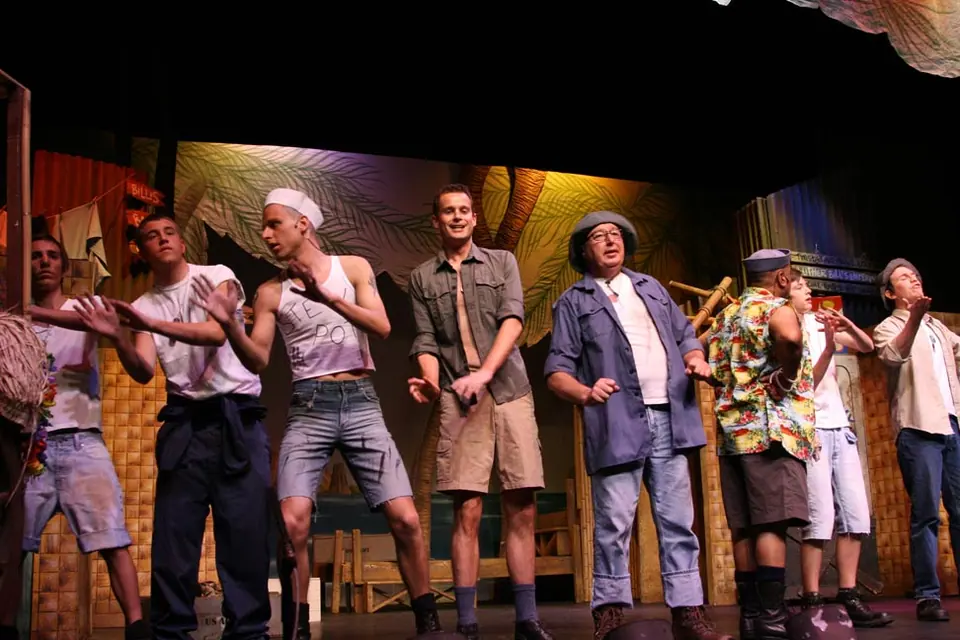 Willenhall Musical Theatre Company's 2009 production of South Pacific. Photograph 20 of 30.