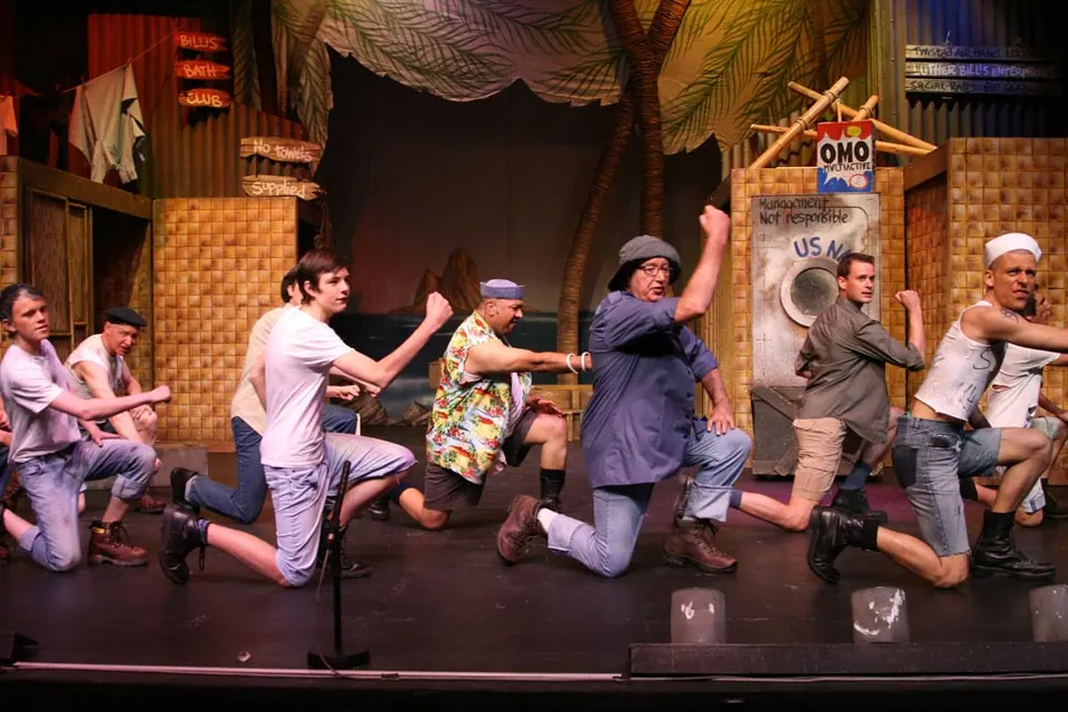 Willenhall Musical Theatre Company's 2009 production of South Pacific. Photograph 22 of 30.