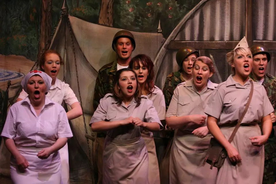 Willenhall Musical Theatre Company's 2009 production of South Pacific. Photograph 23 of 30.