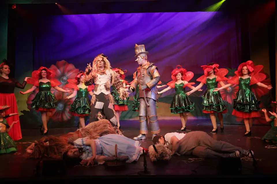 Willenhall Musical Theatre Company's 2025 production of The Wizard of Oz at Dormston Mill Theatre, Sedgley. Photograph 114 of 236.