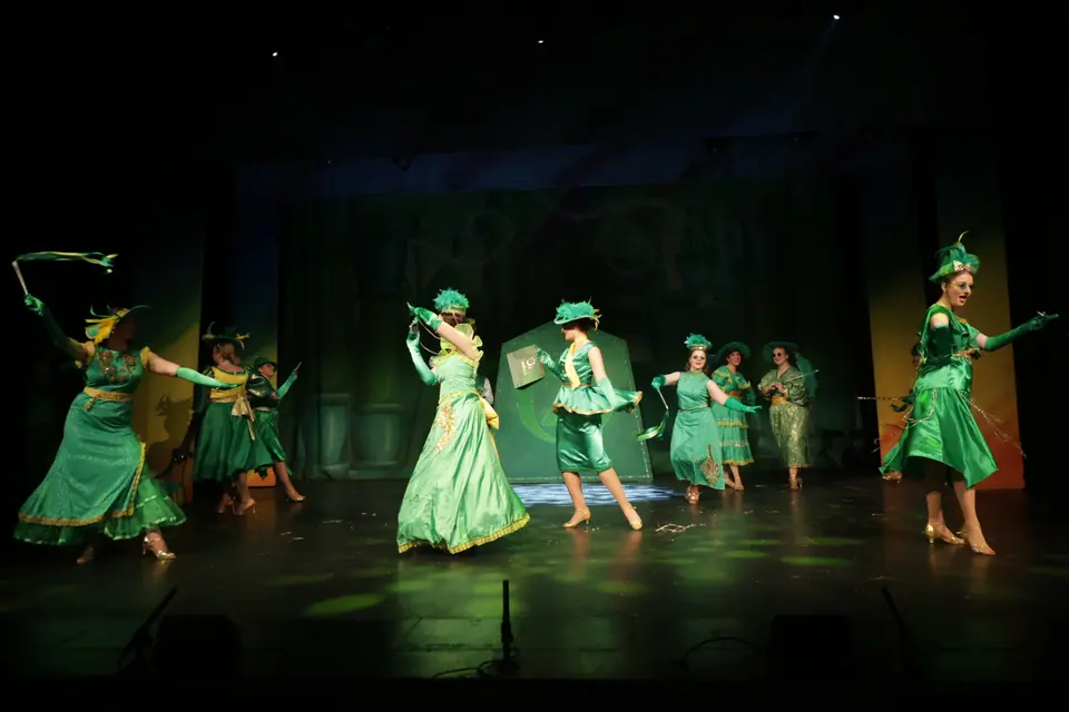 Willenhall Musical Theatre Company's 2025 production of The Wizard of Oz at Dormston Mill Theatre, Sedgley. Photograph 128 of 236.