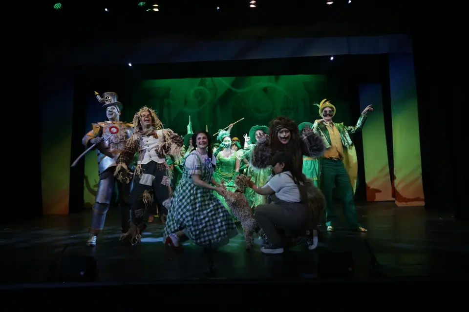 Willenhall Musical Theatre Company's 2025 production of The Wizard of Oz at Dormston Mill Theatre, Sedgley. Photograph 148 of 236.