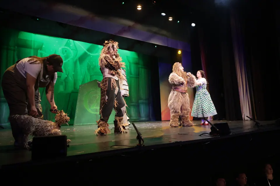 Willenhall Musical Theatre Company's 2025 production of The Wizard of Oz at Dormston Mill Theatre, Sedgley. Photograph 161 of 236.