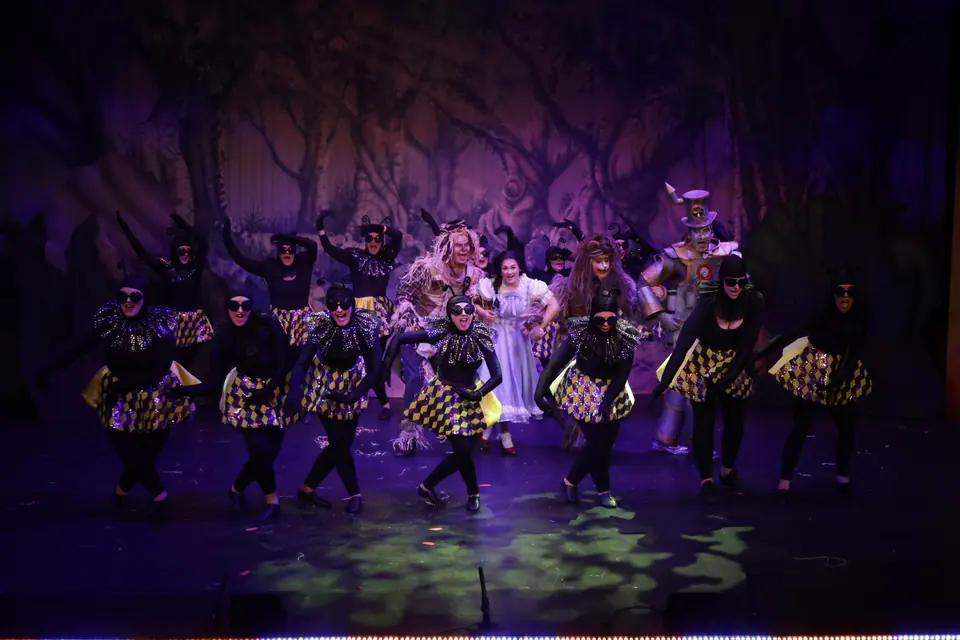 Willenhall Musical Theatre Company's 2025 production of The Wizard of Oz at Dormston Mill Theatre, Sedgley. Photograph 189 of 236.