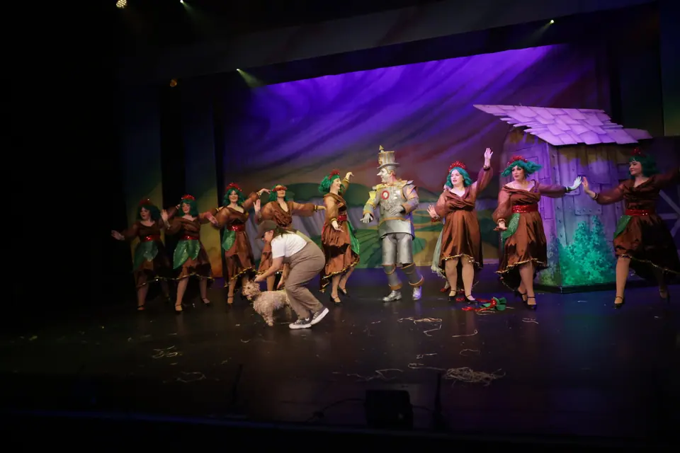 Willenhall Musical Theatre Company's 2025 production of The Wizard of Oz at Dormston Mill Theatre, Sedgley. Photograph 91 of 236.