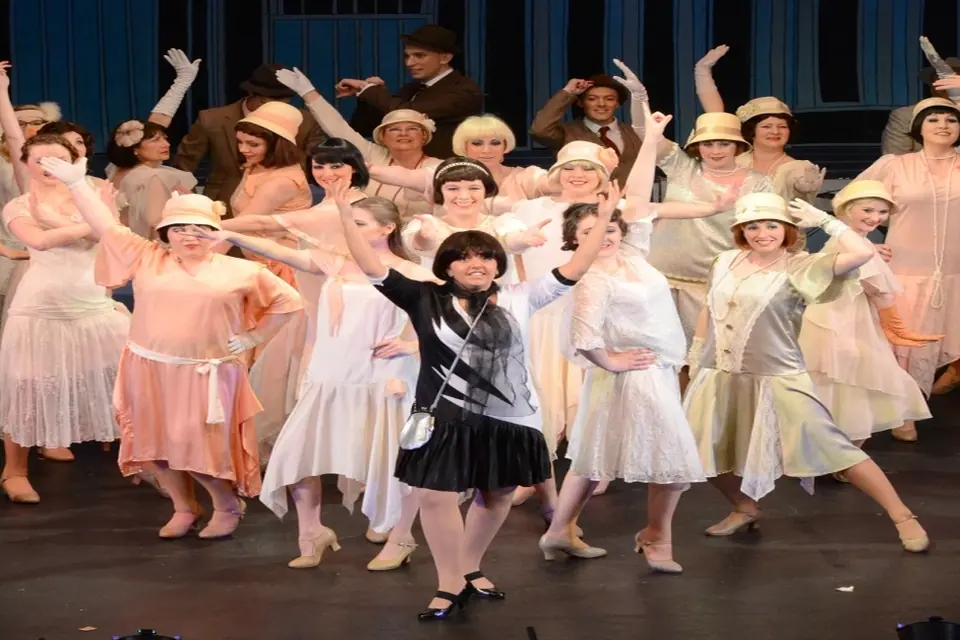 Willenhall Musical Theatre Company's 2014 production of Thoroughly Modern Millie at Dormston Mill Theatre, Sedgley. Photograph 4 of 30.