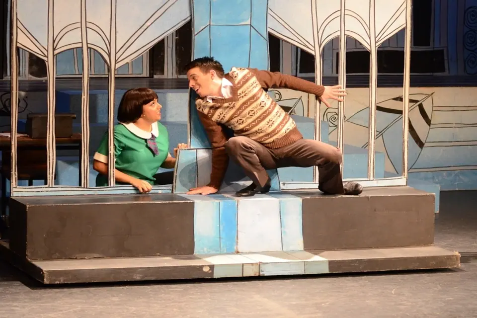 Willenhall Musical Theatre Company's 2014 production of Thoroughly Modern Millie at Dormston Mill Theatre, Sedgley. Photograph 7 of 30.