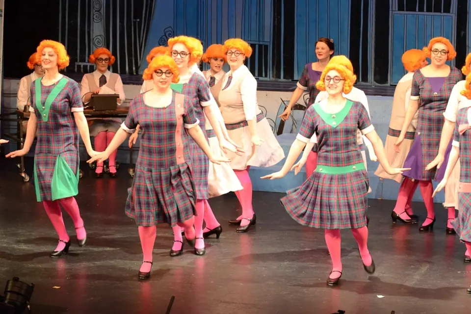 Willenhall Musical Theatre Company's 2014 production of Thoroughly Modern Millie at Dormston Mill Theatre, Sedgley. Photograph 8 of 30.