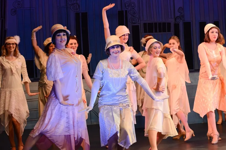 Willenhall Musical Theatre Company's 2014 production of Thoroughly Modern Millie at Dormston Mill Theatre, Sedgley. Photograph 10 of 30.