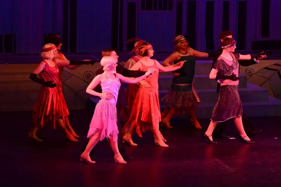 Willenhall Musical Theatre Company's 2014 production of Thoroughly Modern Millie at Dormston Mill Theatre, Sedgley. Photograph 100 of 104.
