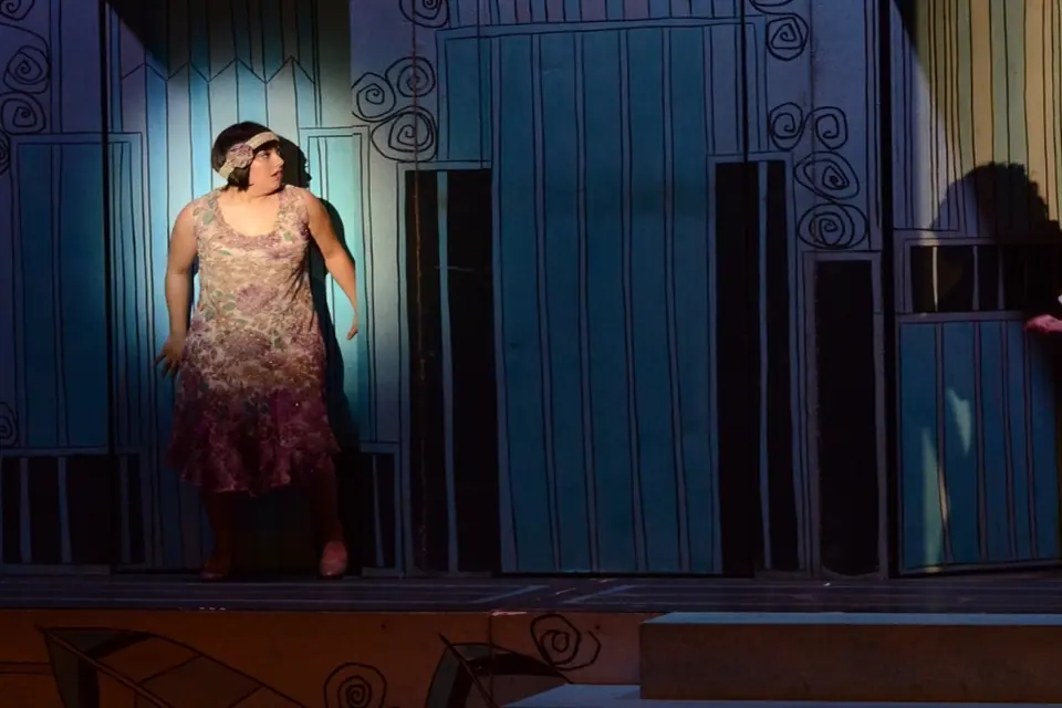 Willenhall Musical Theatre Company's 2014 production of Thoroughly Modern Millie at Dormston Mill Theatre, Sedgley. Photograph 102 of 104.
