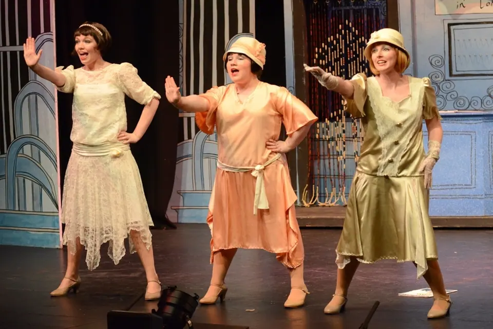 Willenhall Musical Theatre Company's 2014 production of Thoroughly Modern Millie at Dormston Mill Theatre, Sedgley. Photograph 11 of 30.