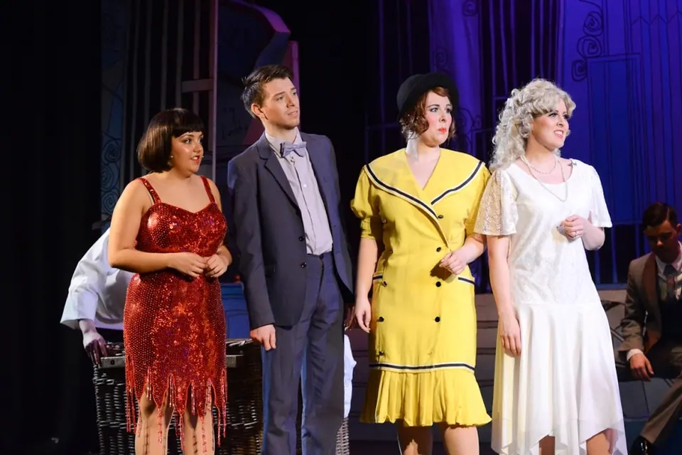 Willenhall Musical Theatre Company's 2014 production of Thoroughly Modern Millie at Dormston Mill Theatre, Sedgley. Photograph 18 of 30.